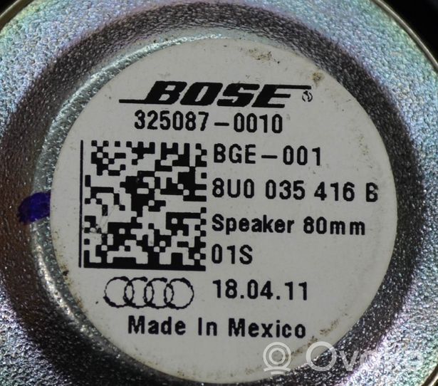 Audi Q3 8U Haut-parleur de porte avant 8U0035416B