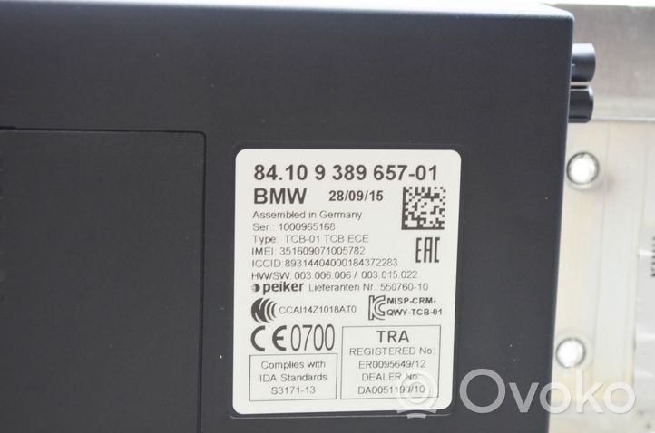 BMW 4 F36 Gran coupe Moduł / Sterownik Bluetooth 9389657