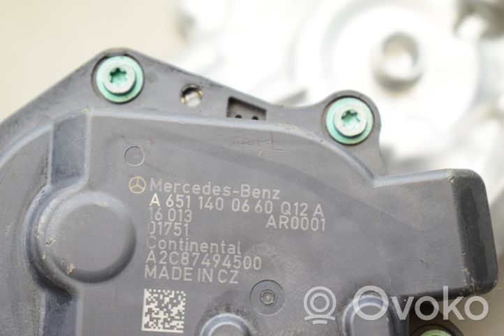 Mercedes-Benz GLE (W166 - C292) Valvola EGR A6511400660