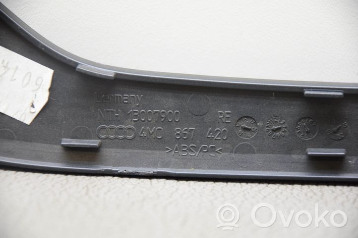 Audi Q7 4M Rivestimento pulsantiera finestrino della portiera posteriore 4M0867420