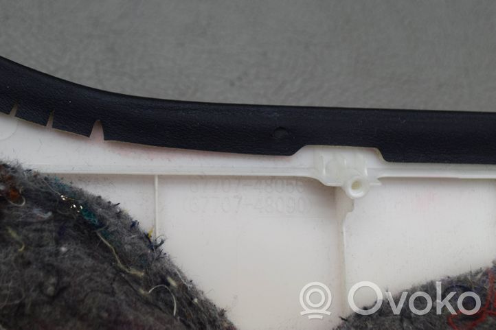 Lexus RX 450H Rivestimento pulsantiera finestrino della portiera posteriore 6770748050