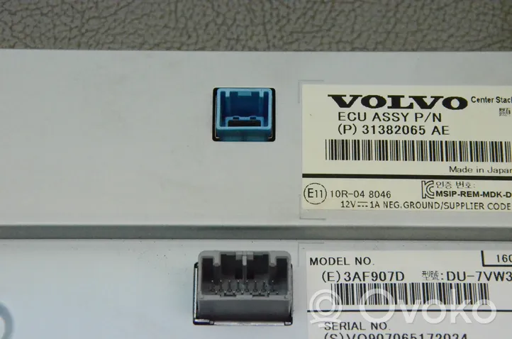 Volvo V60 Monitor / wyświetlacz / ekran 31382065