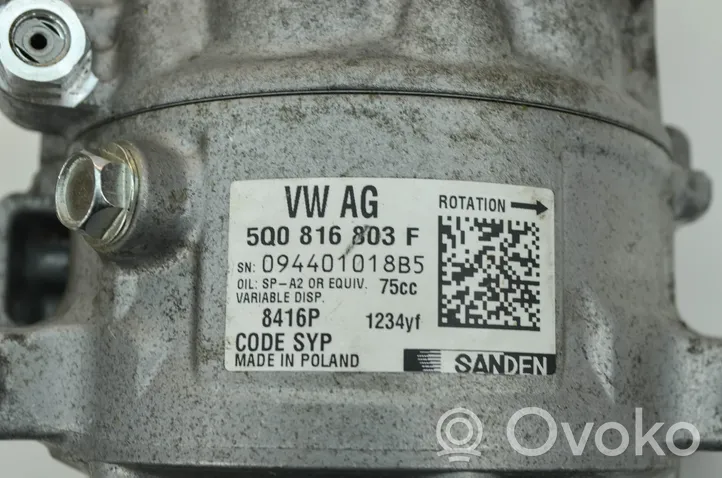Volkswagen Tiguan Compresseur de climatisation 5Q0816803F