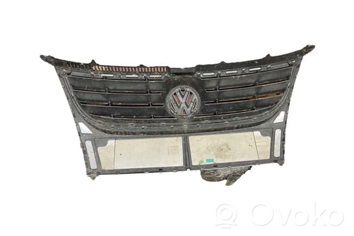 Volkswagen Touran I Grille calandre supérieure de pare-chocs avant 1T0853651D