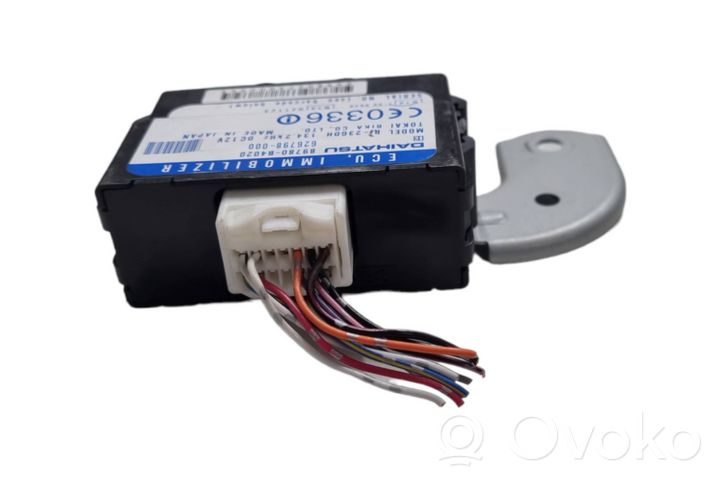 Daihatsu Terios Unité de commande dispositif d'immobilisation 89780B4020