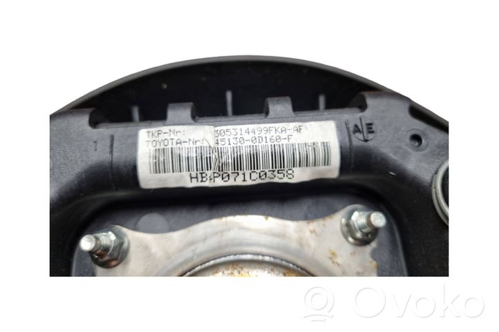 Toyota Yaris Poduszka powietrzna Airbag kierownicy 451300D160F