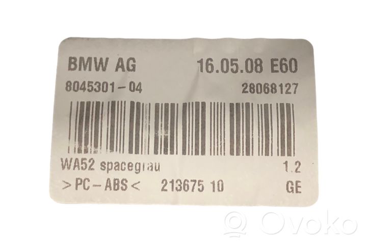 BMW 5 E60 E61 Stogo (GPS) antenos dangtelis 8045301