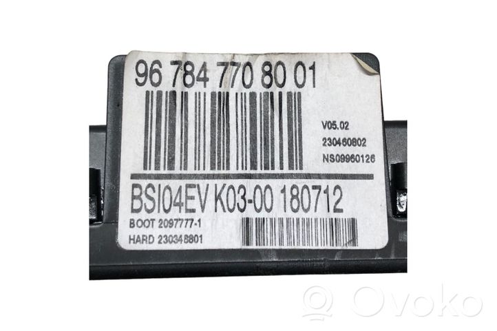 Citroen Berlingo Блок управления двигателем ECU 967847708001