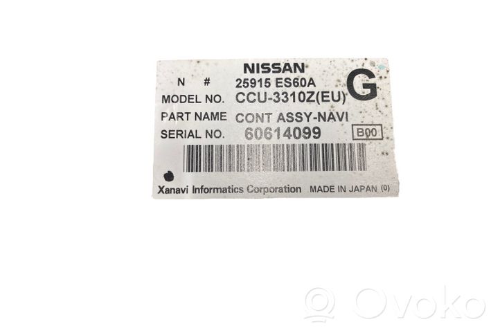 Nissan X-Trail T30 Unità principale autoradio/CD/DVD/GPS 25915ES60A