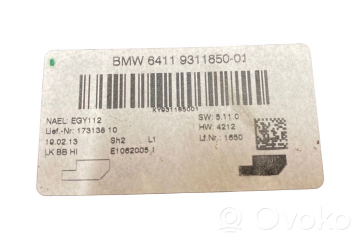 BMW 1 F20 F21 Inne komputery / moduły / sterowniki 6411931185001