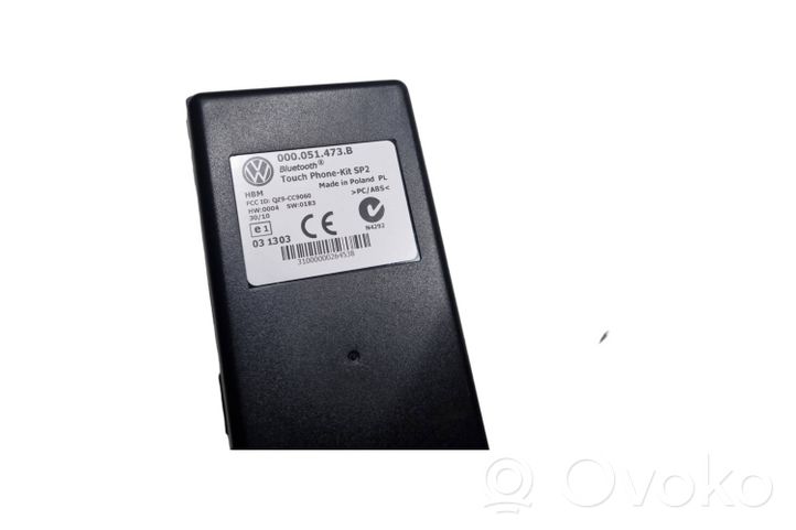 Volkswagen Touran II Module unité de contrôle Bluetooth 000051473B