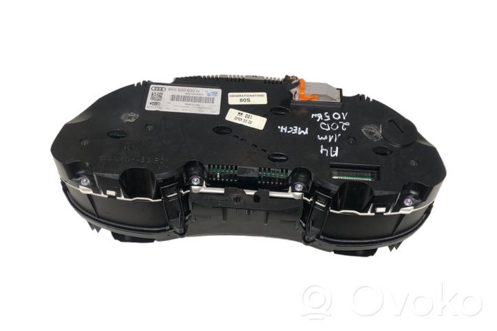 Audi A4 S4 B8 8K Spidometrs (instrumentu panelī) 8K0920930N