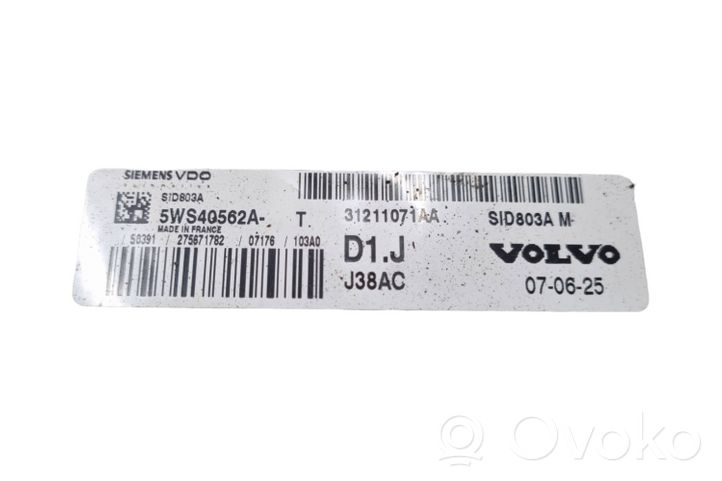 Volvo V50 Sterownik / Moduł ECU 31211071AA