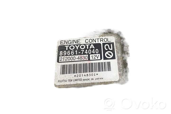 Toyota iQ Engine control unit/module 8966174040
