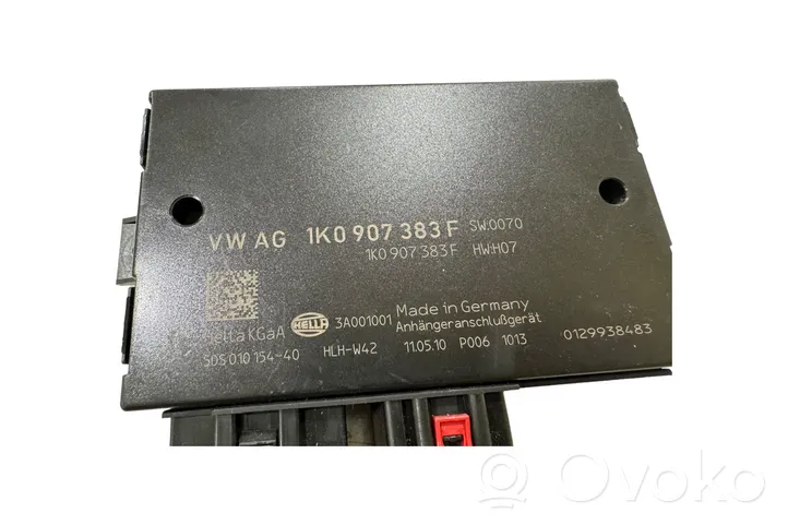 Volkswagen PASSAT B6 Steuergerät/Modul für die Anhängerkupplung 1K0907383F