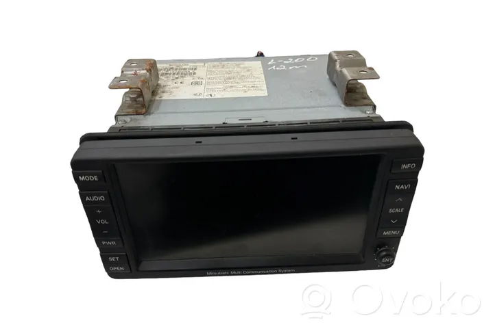 Mitsubishi L200 Radio/CD/DVD/GPS-pääyksikkö 8750A239