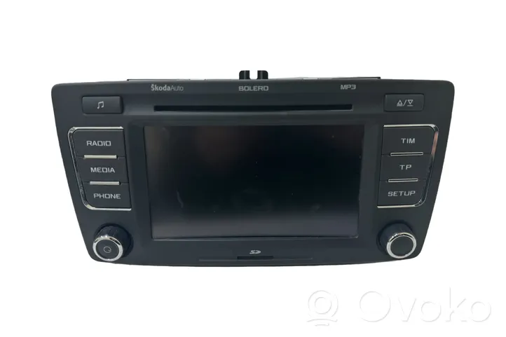 Skoda Octavia Mk2 (1Z) Panel / Radioodtwarzacz CD/DVD/GPS 1Z0035156F