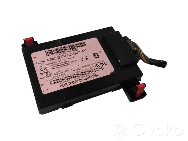 Honda Accord Moduł / Sterownik Bluetooth 39770TL0G010M1