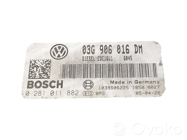 Volkswagen Caddy Sterownik / Moduł ECU 03G906016DM