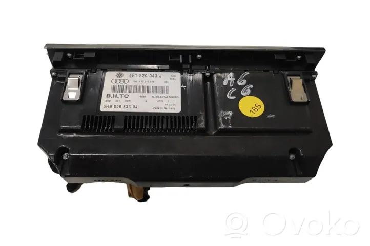 Audi A6 S6 C6 4F Climate control unit 4F1820043J