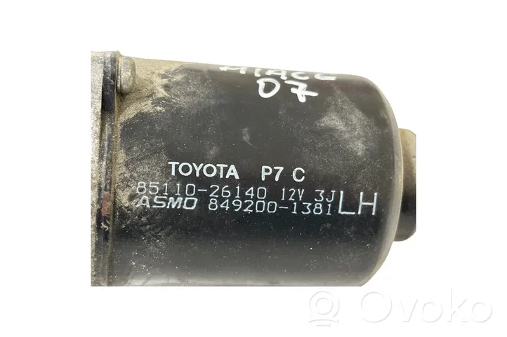 Toyota Hiace (H200) Moteur d'essuie-glace arrière 8511026140