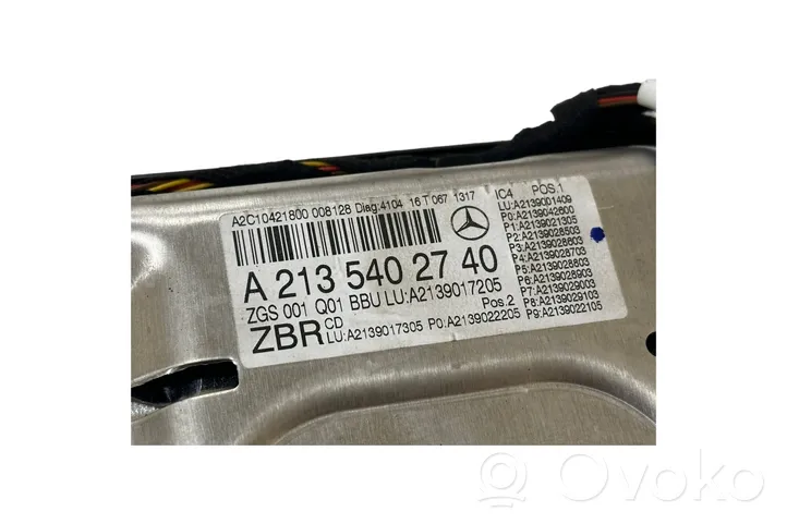 Mercedes-Benz E W213 Monitori/näyttö/pieni näyttö A2135402740