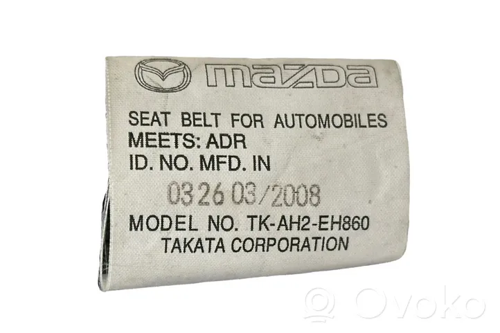 Mazda 6 Ceinture de sécurité arrière TKAH2EH860
