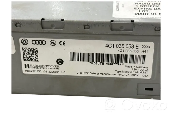 Audi A6 S6 C7 4G Navigacijos (GPS) valdymo blokas 4G1035053E