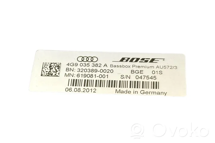 Audi A6 S6 C7 4G Subwoofer altoparlante 4G9035382A