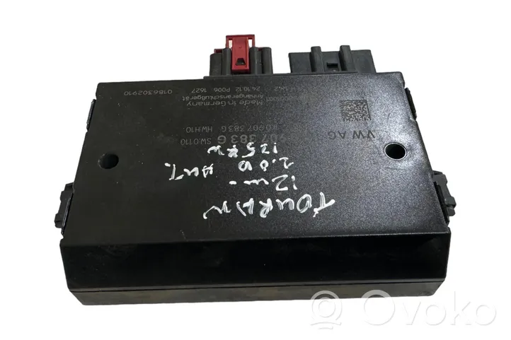 Volkswagen Touran II Tow bar trailer control unit/module 1K0907383G