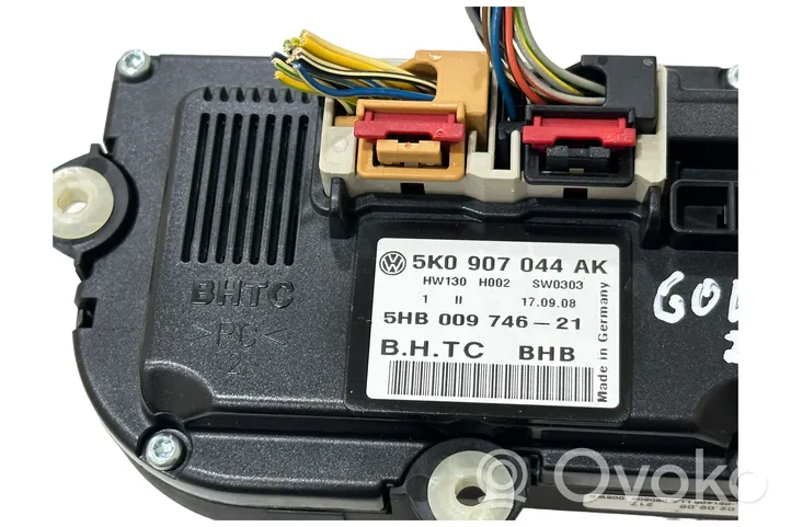 Volkswagen Golf VI Climate control unit 5K0907044AK