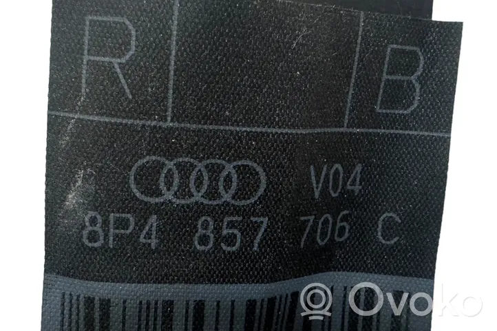 Audi A3 S3 8P Etuistuimen turvavyö 8P4857706C