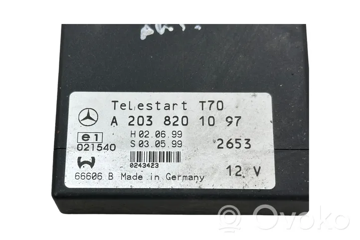 Mercedes-Benz E W211 Puhelimen käyttöyksikkö/-moduuli A2038201097