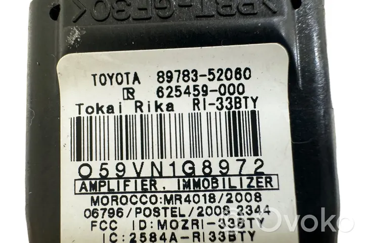 Toyota Verso-S Virtalukko 8978352060