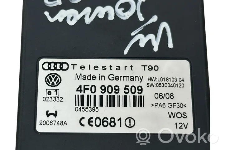 Volkswagen Touran I Unité de commande chauffage Webasto 4F0909509
