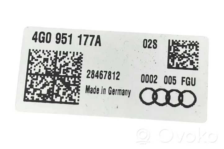 Audi A6 S6 C7 4G Illuminazione sedili anteriori 4G0951177A