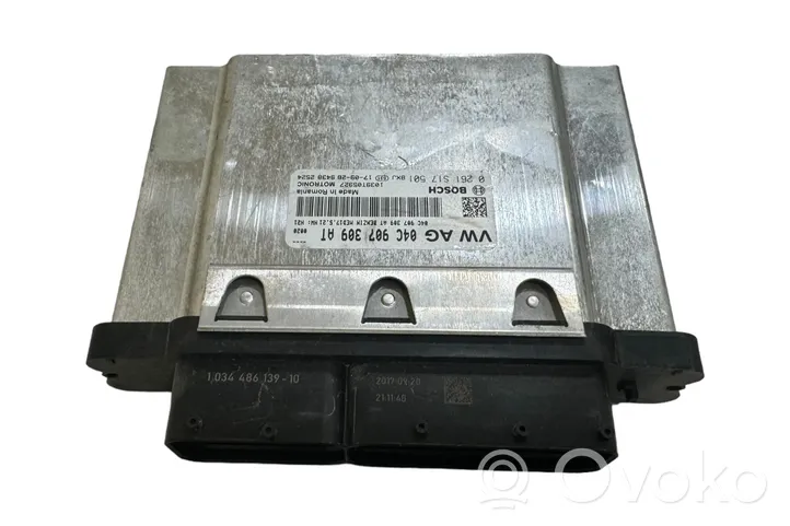 Volkswagen Polo VI AW Sterownik / Moduł ECU 04C907309AT