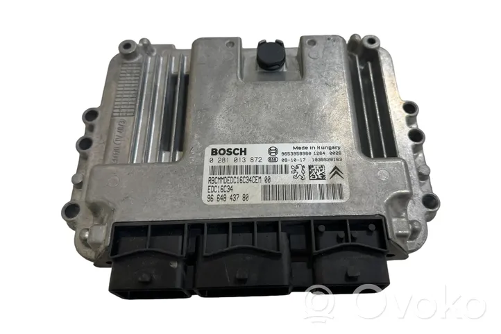 Peugeot 308 Sterownik / Moduł ECU 9664843780