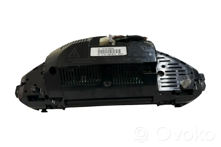 Mercedes-Benz E W211 Speedometer (instrument cluster) A2115408847