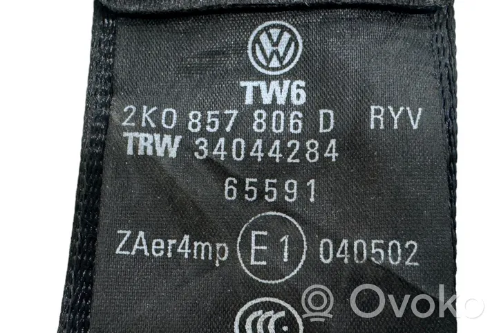 Volkswagen Caddy Cintura di sicurezza anteriore 2K0857806D