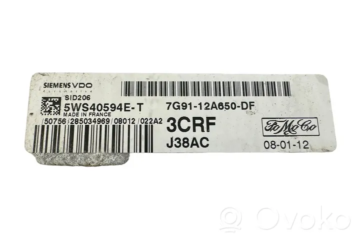 Ford Mondeo MK IV Calculateur moteur ECU 7G9112A650DF