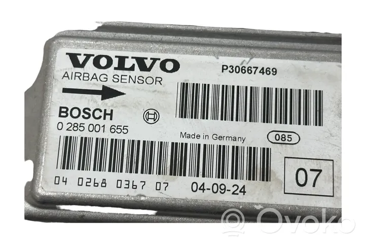 Volvo V70 Oro pagalvių valdymo blokas P30667469