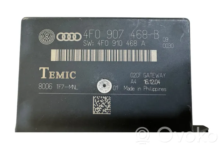 Audi A6 S6 C6 4F Altre centraline/moduli 4F0907468B