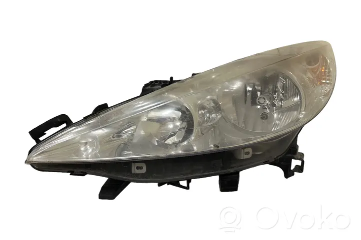 Peugeot 207 Lampa przednia 9649986280