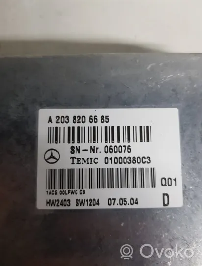 Mercedes-Benz E W211 Valdymo balsu modulis 2038206685