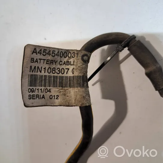 Mitsubishi Colt Câble négatif masse batterie A4545400031