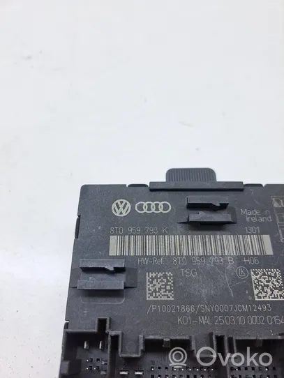 Audi A5 8T 8F Oven ohjainlaite/moduuli 8T0959793K
