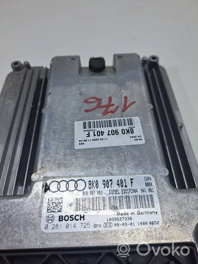 Audi A5 8T 8F Variklio valdymo blokas 8K0907401F