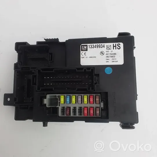 Opel Meriva B Juego de cerradura y set ECU del motor 13349934