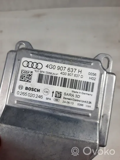 Audi A7 S7 4G Aktiivijousituksen ohjainlaite (ESP) 4G0907637H